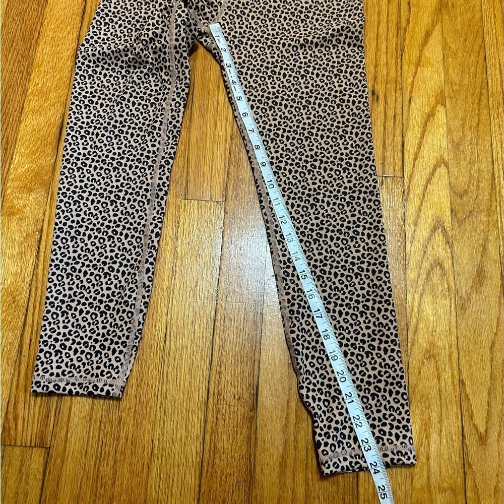 Anthropologie All Fenix Cheetah High Waisted Leggings 7/8 Length Size M Leopard - Picture 2 of 8